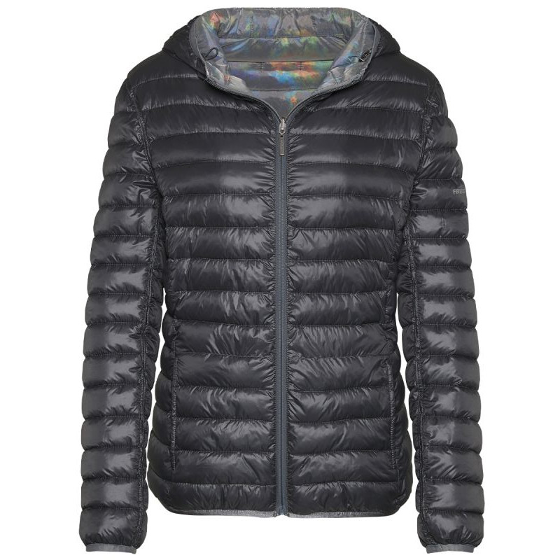 Dámská bunda Frieda & Freddies FAKE DOWN JACKET  7705  - šedá