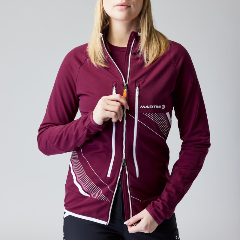 Dámska bunda Martini Sportswear X-PLORE  - tmavo ružová