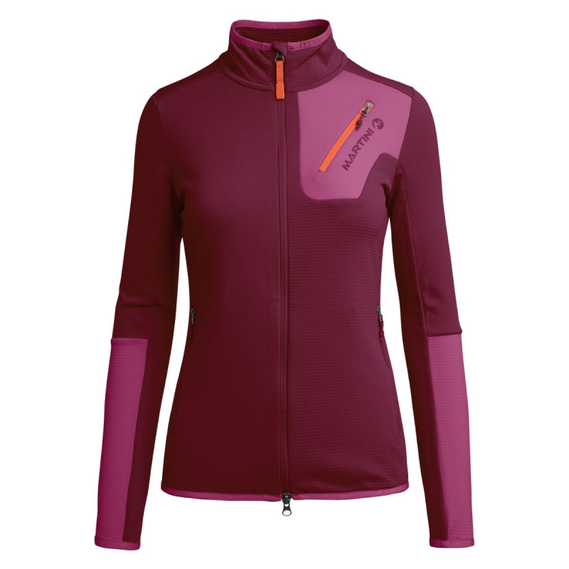 Dámska mikina Martini Sportswear RE.ACT  - tmavo ružová
