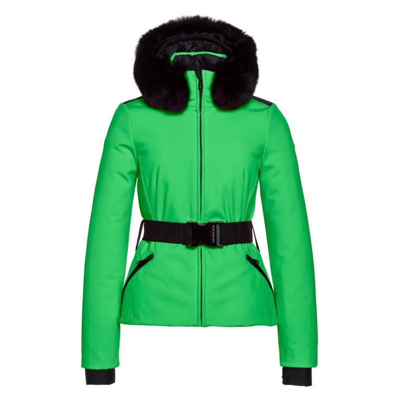 Dámská bunda Goldbergh HIDA FAUX BORDER  - zelená