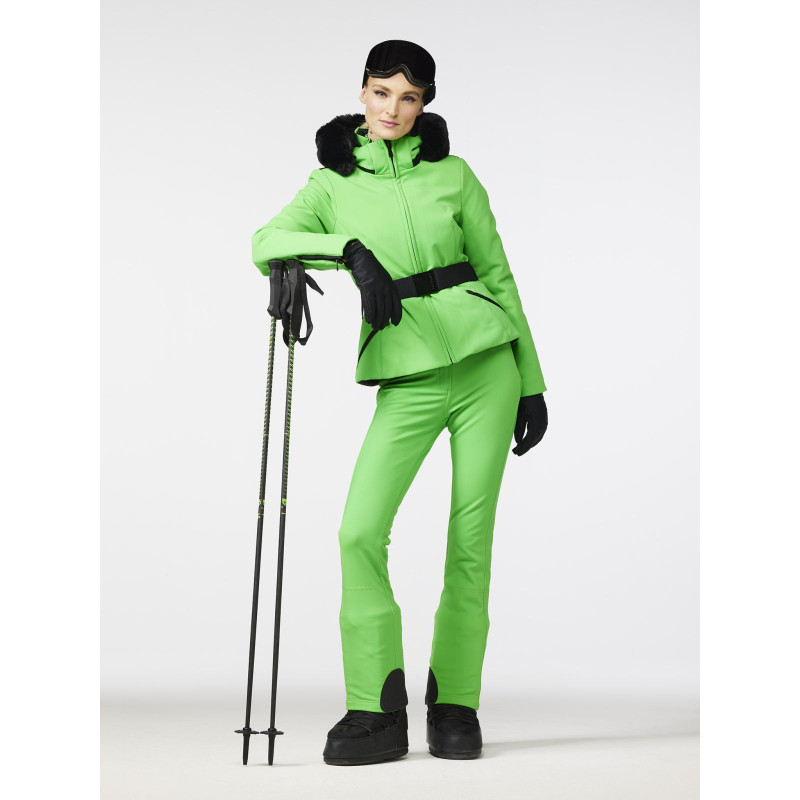 Dámská bunda Goldbergh HIDA FAUX BORDER  - zelená