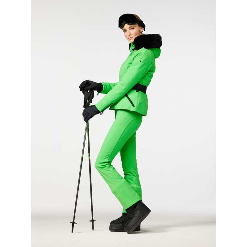 Dámská bunda Goldbergh HIDA FAUX BORDER  - zelená