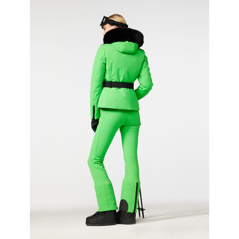 Dámská bunda Goldbergh HIDA FAUX BORDER  - zelená