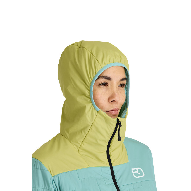 Dámska bunda Ortovox SWISSWOOL PIZ BADUS JACKET  - svetlo modrá