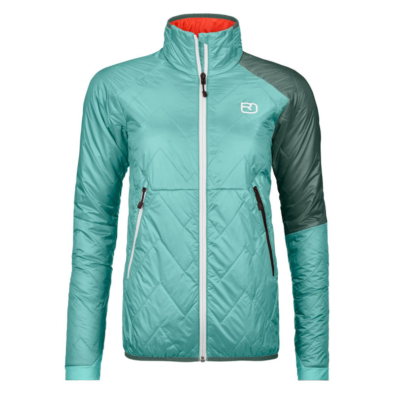 Dámska bunda Ortovox SWISSWOOL PIZ VIAL JACKET  - svetlo modrá