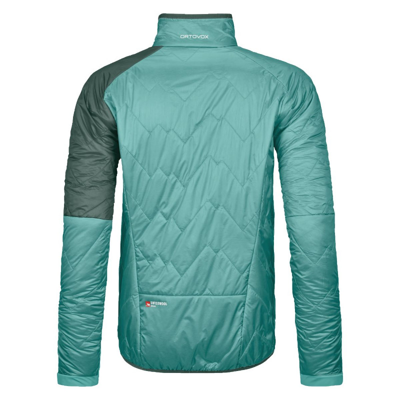 Dámska bunda Ortovox SWISSWOOL PIZ VIAL JACKET  - svetlo modrá
