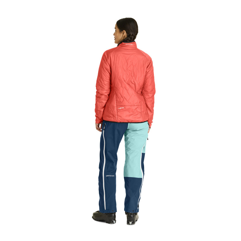 Dámska bunda Ortovox SWISSWOOL PIZ VIAL JACKET  - oranžová