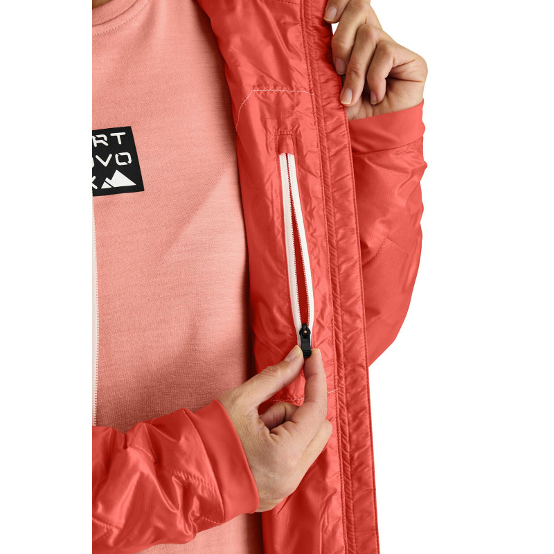 Dámska bunda Ortovox SWISSWOOL PIZ VIAL JACKET  - oranžová