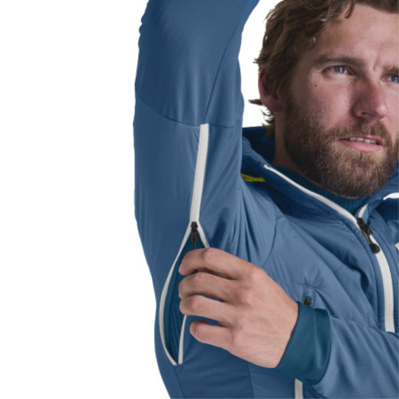 Pánska bunda Ortovox SWISSWOOL COL BECCHEI HYBRID JACKET  - hnedá
