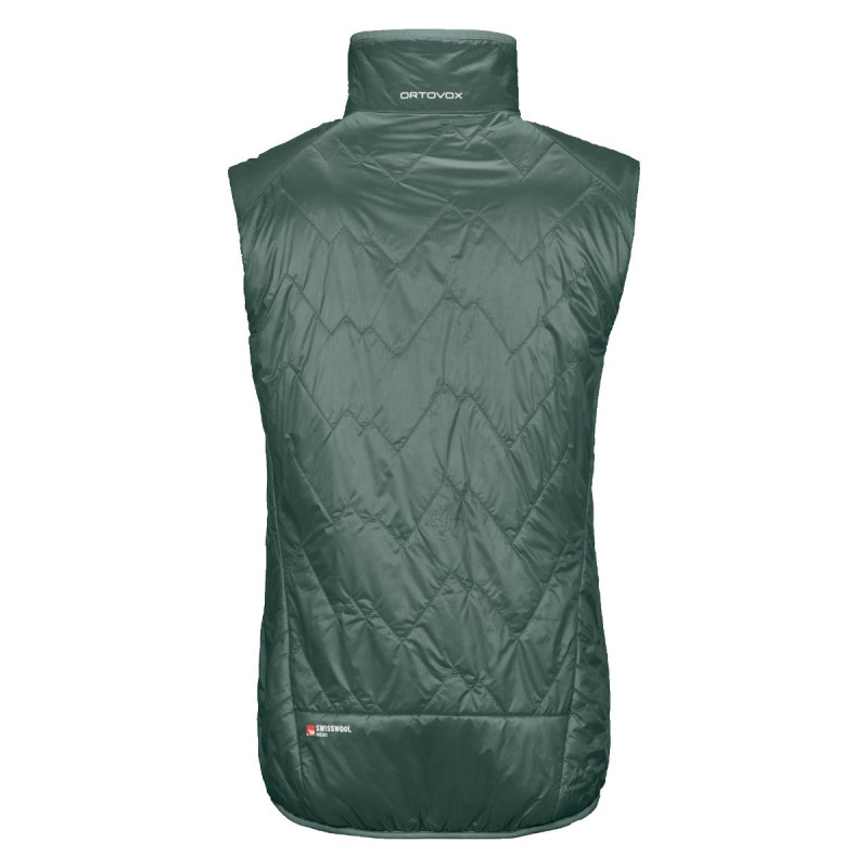 Dámska vesta Ortovox SWISSWOOL PIZ VIAL VEST  - zelená