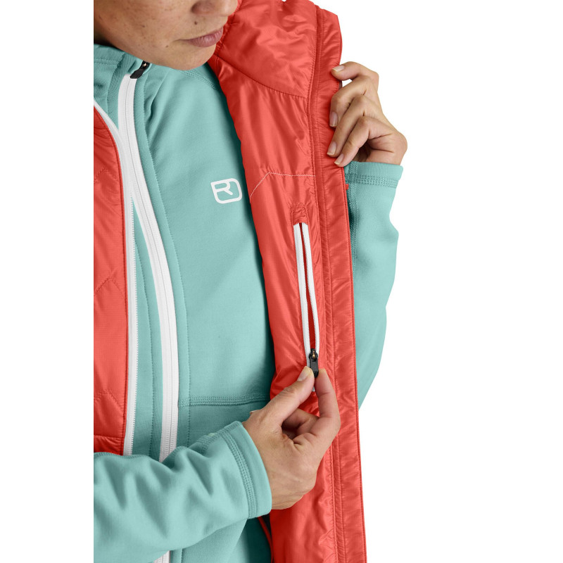 Dámska vesta Ortovox SWISSWOOL PIZ VIAL VEST  - oranžová