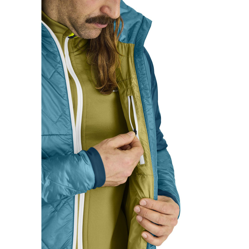 Pánska bunda Ortovox SWISSWOOL PIZ VIAL JACKET  - modrá