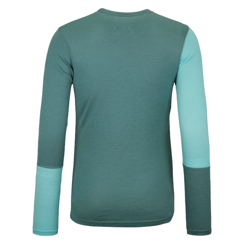 Dámske funkčné tričko Ortovox 185 ROCK'N'WOOL LONG SLEEVE  - zelená