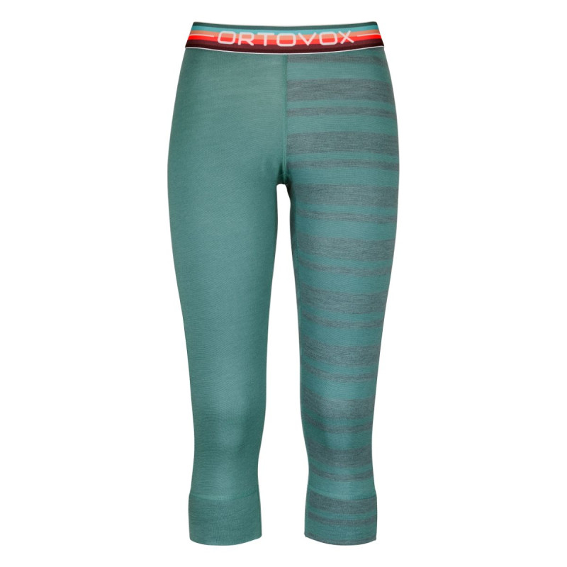 Dámske funkčné nohavice Ortovox 185 ROCK'N'WOOL SHORT PANTS  - zelená