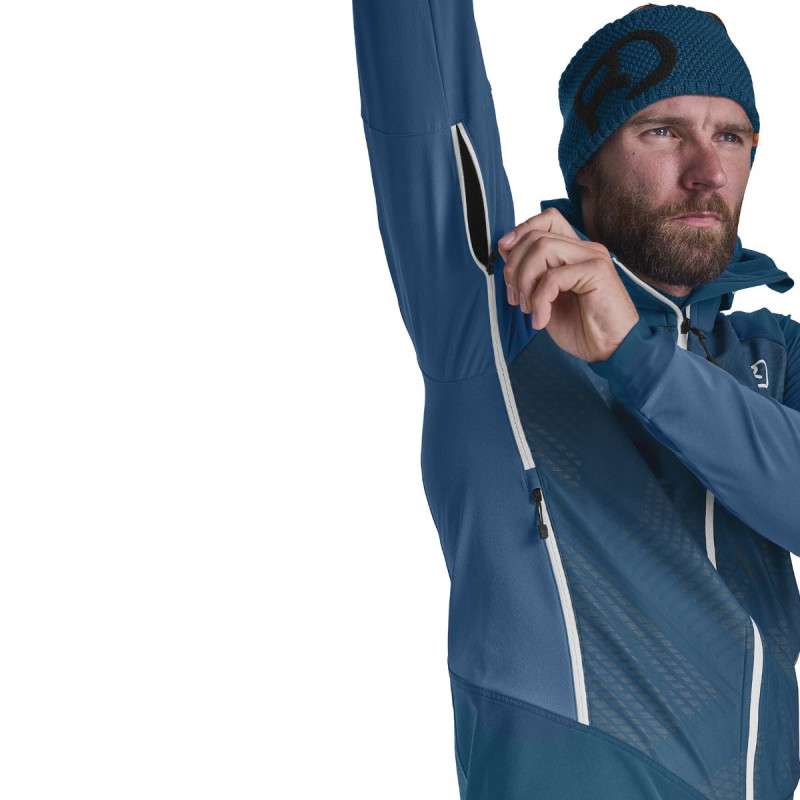 Pánska bunda Ortovox COL BECCHEI JACKET  - modrá