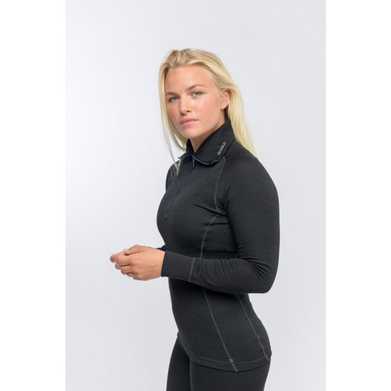 Dámské funkční tričko Devold EXPEDITION MERINO 235  - černá