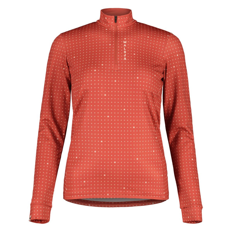 Dámska mikina Maloja SAWANGM. SHIRT  - oranžová