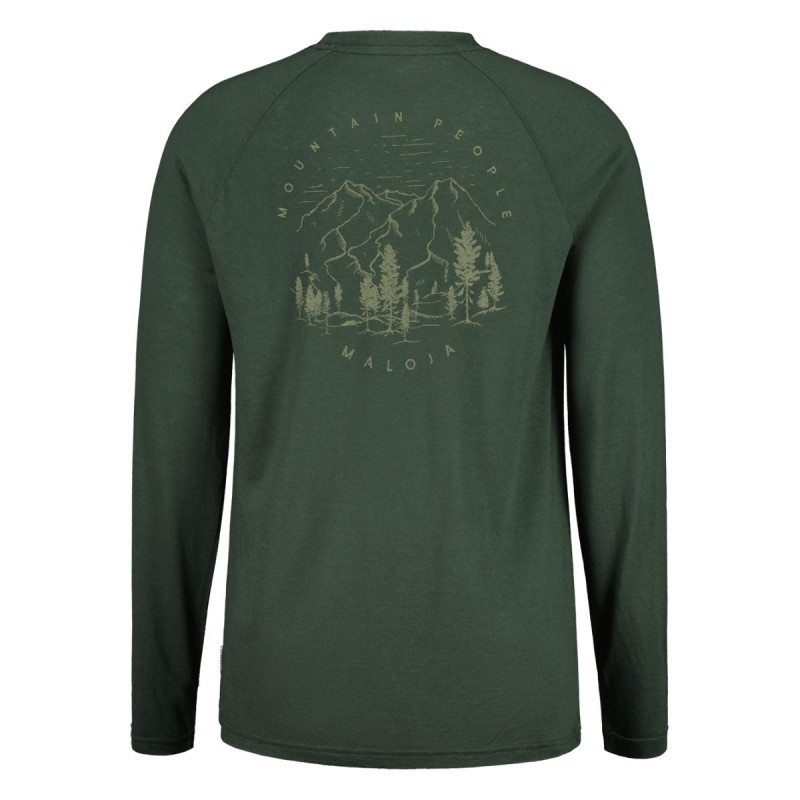 Pánske funkčné tričko Maloja HURSTM.  - tmavo zelená
