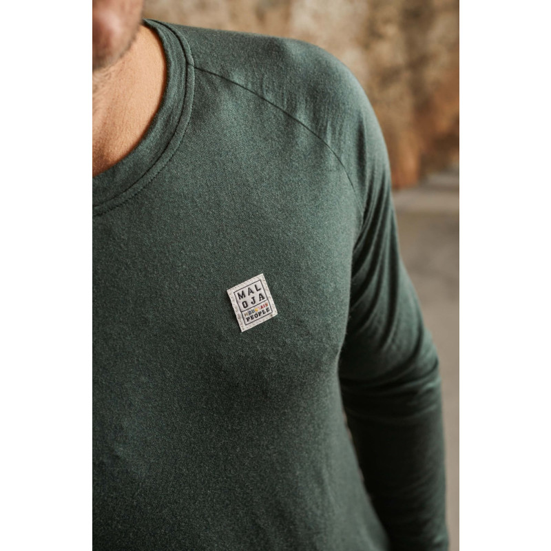 Pánske funkčné tričko Maloja HURSTM.  - tmavo zelená