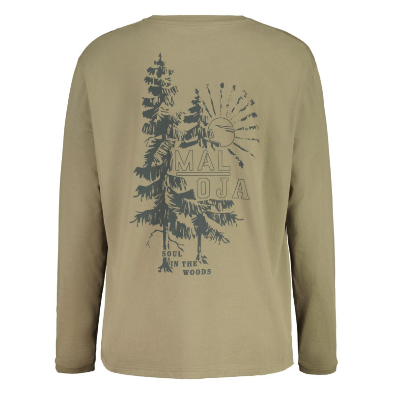 Pánske tričko Maloja PREINDLM.  - khaki