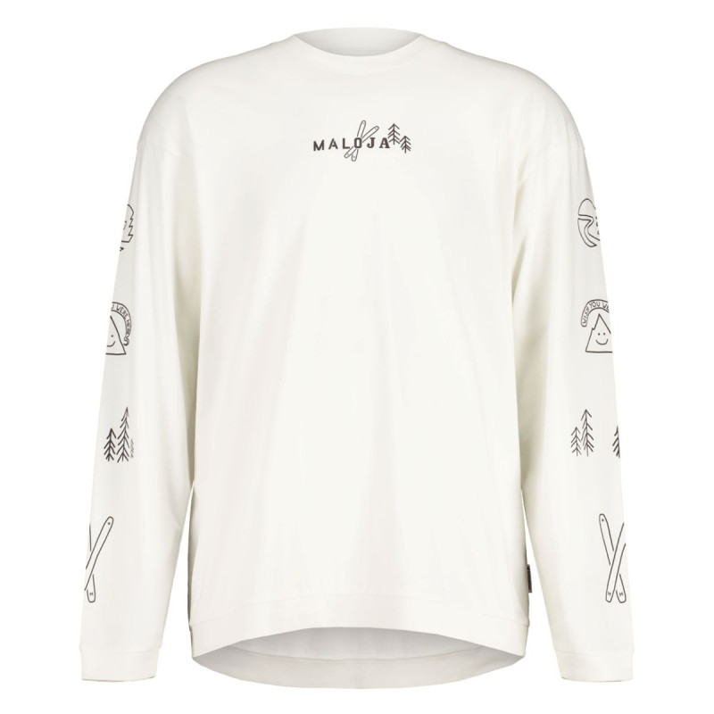Pánske tričko Maloja PEDERÜM.  - biela