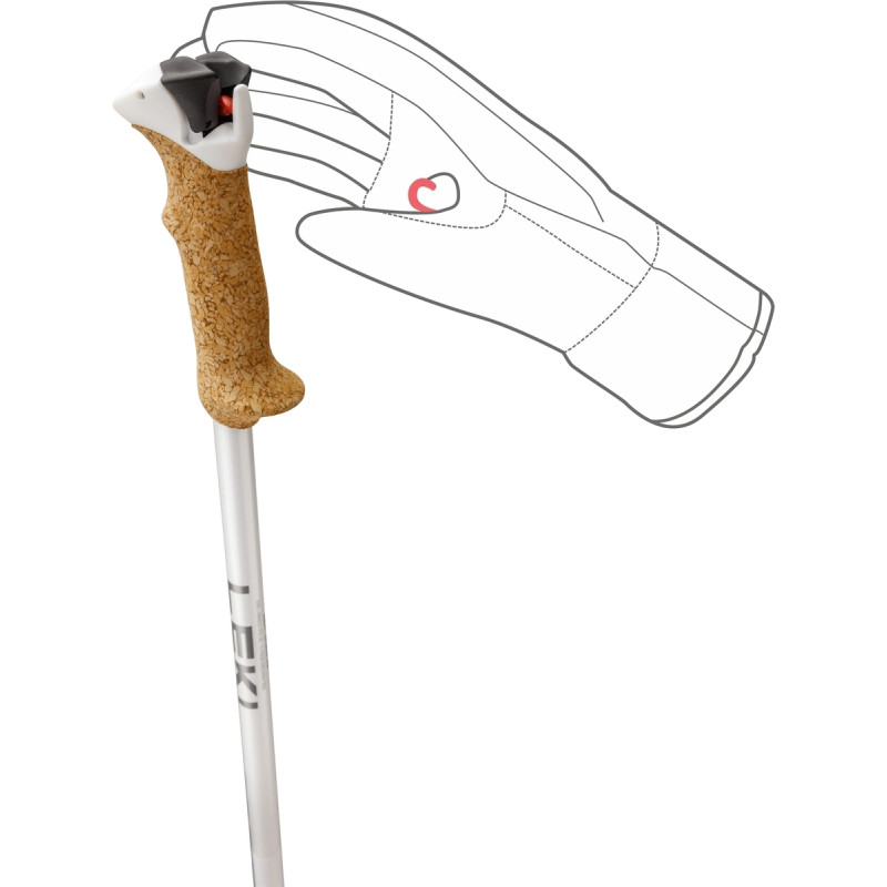 Dámske lyžiarské palice Leki STELLA S