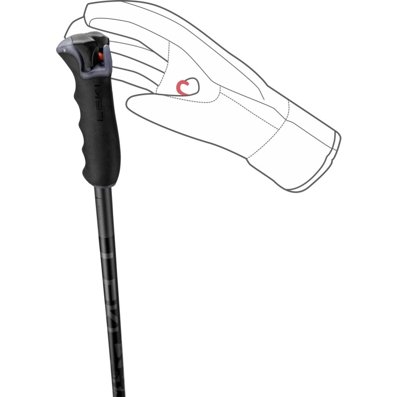 Pánske lyžiarské palice Leki DETECT S