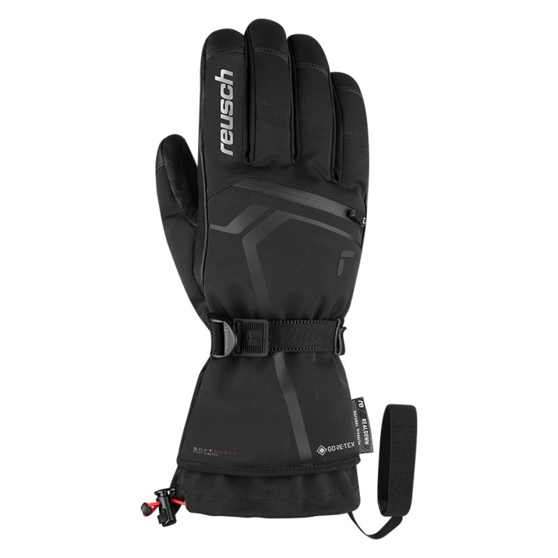 Pánske lyžiarské rukavice Reusch DOWN SPIRIT GORE-TEX  - čierna