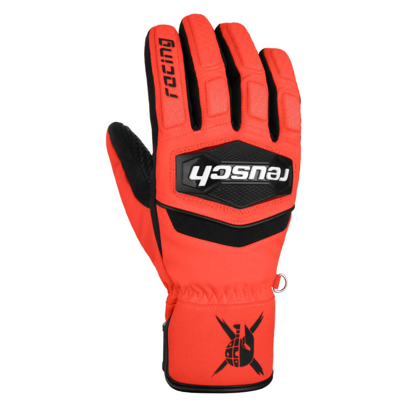 Dětské lyžařské rukavice Reusch WORLDCUP WARRIOR R-TEX® XT  - oranžová
