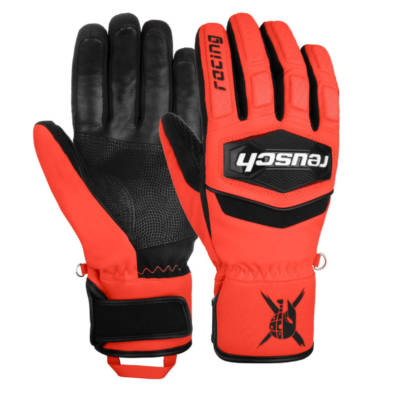 Dětské lyžařské rukavice Reusch WORLDCUP WARRIOR R-TEX® XT  - oranžová