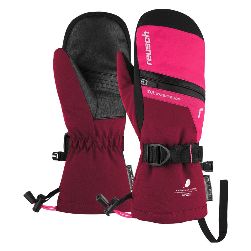 Dívčí lyžařské rukavice Reusch LANDO R-TEX® XT MITT  - růžová