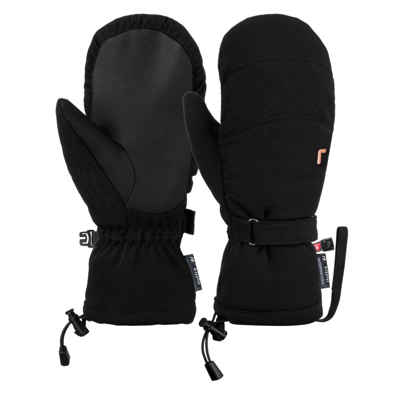 Dievčenské lyžiarské rukavice Reusch CHLOE R-TEX® XT MITTEN  - čierna