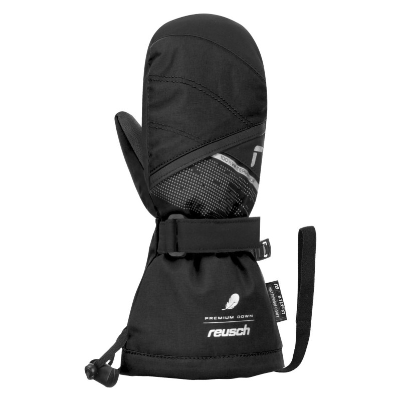 Dětské lyžařské rukavice Reusch KADEN DOWN R-TEX® X MITTEN  - černá