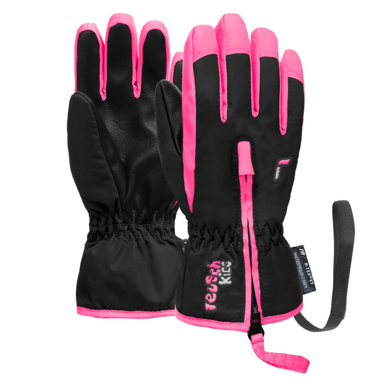 Dívčí lyžařské rukavice Reusch BEN  - černá