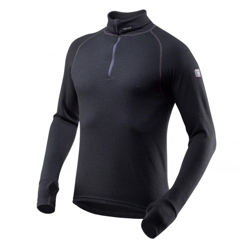 Pánské funkční tričko Devold EXPEDITION MERINO 235  - černá