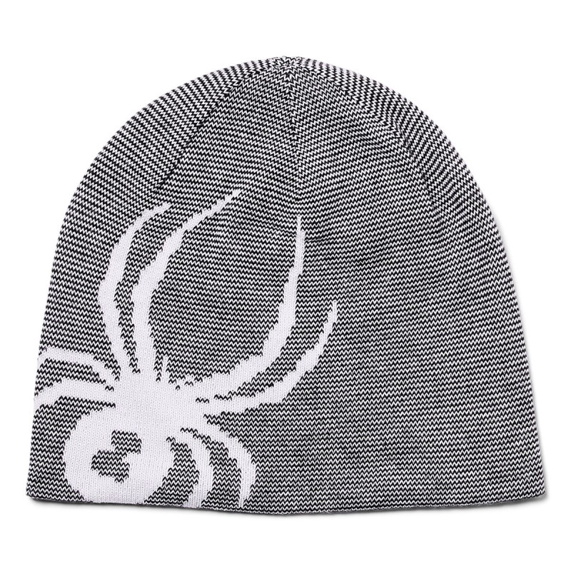 Chlapčenská čiapka Spyder REVERSIBLE BUG  - čierna