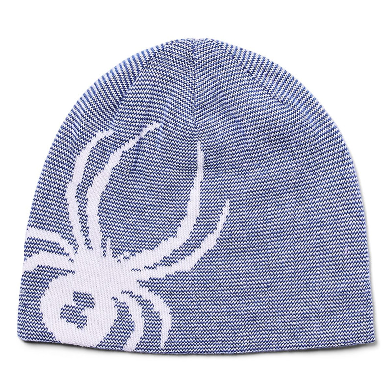 Chlapčenská čiapka Spyder REVERSIBLE BUG  - modrá