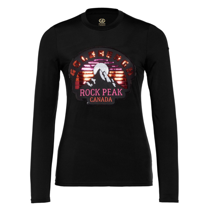 Dámske tričko Goldbergh ROCK PEAK  - čierna