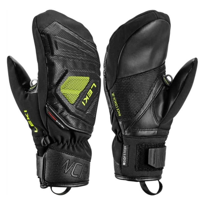 Pánske lyžiarské rukavice Leki WCR C-TECH 3D MITT  - čierna