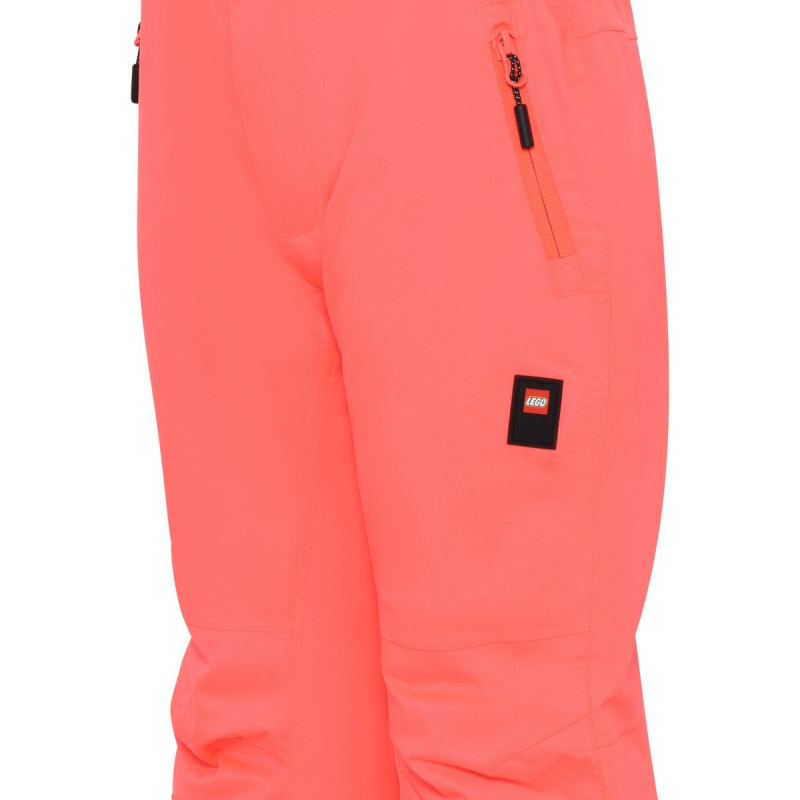 Detské lyžiarské nohavice Lego Wear PARAW 702  - oranžová