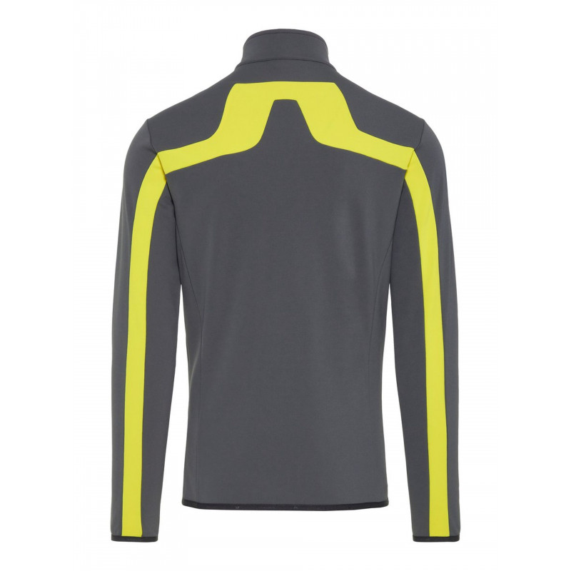 Pánská lyžařská mikina J.Lindeberg KIMBALL JARVIS JACKET BRUSHED  - tmavě šedá