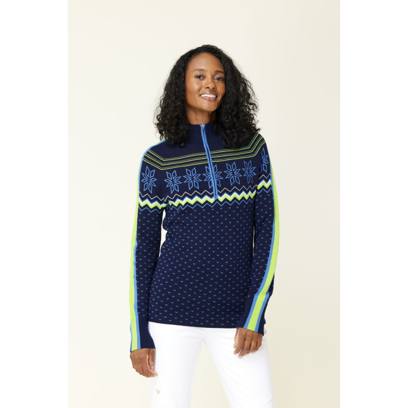 Dámsky sveter Krimson Klover SNOWHUT  - tmavo modrá