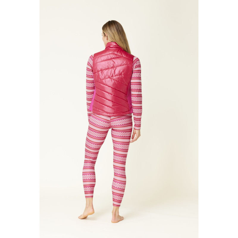 Dámska vesta Krimson Klover SELA REVERSIBLE  - tmavo ružová