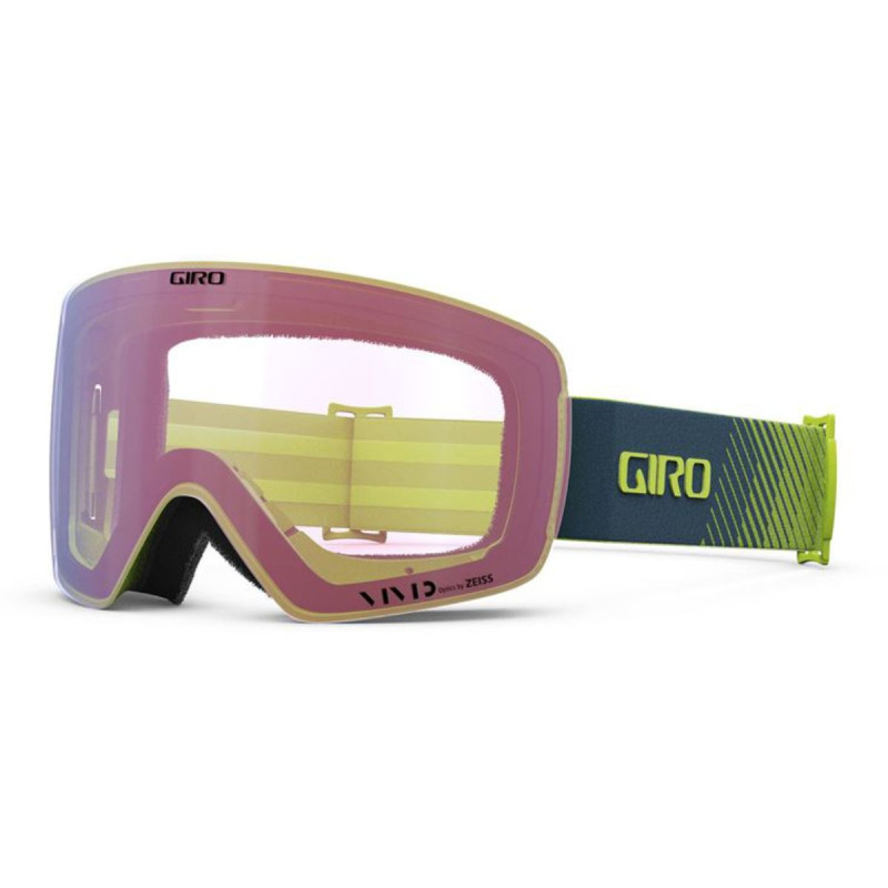 Lyžiarske okuliare Giro CONTOUR - ANO LIME STREAKER (2 ZORNÍKY)  - zelená