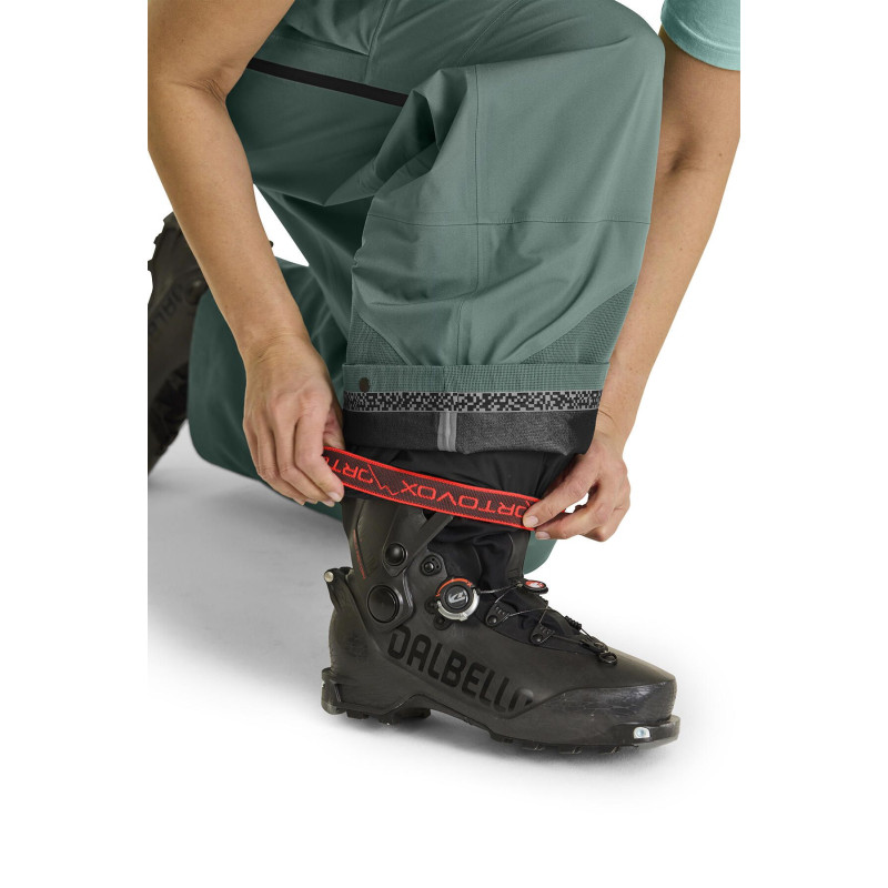 Dámske nohavice Ortovox 3L RAVINE SHELL PANTS  - šedá