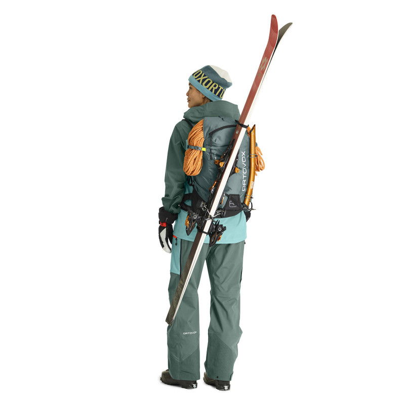 Dámske nohavice Ortovox 3L RAVINE SHELL PANTS  - šedá