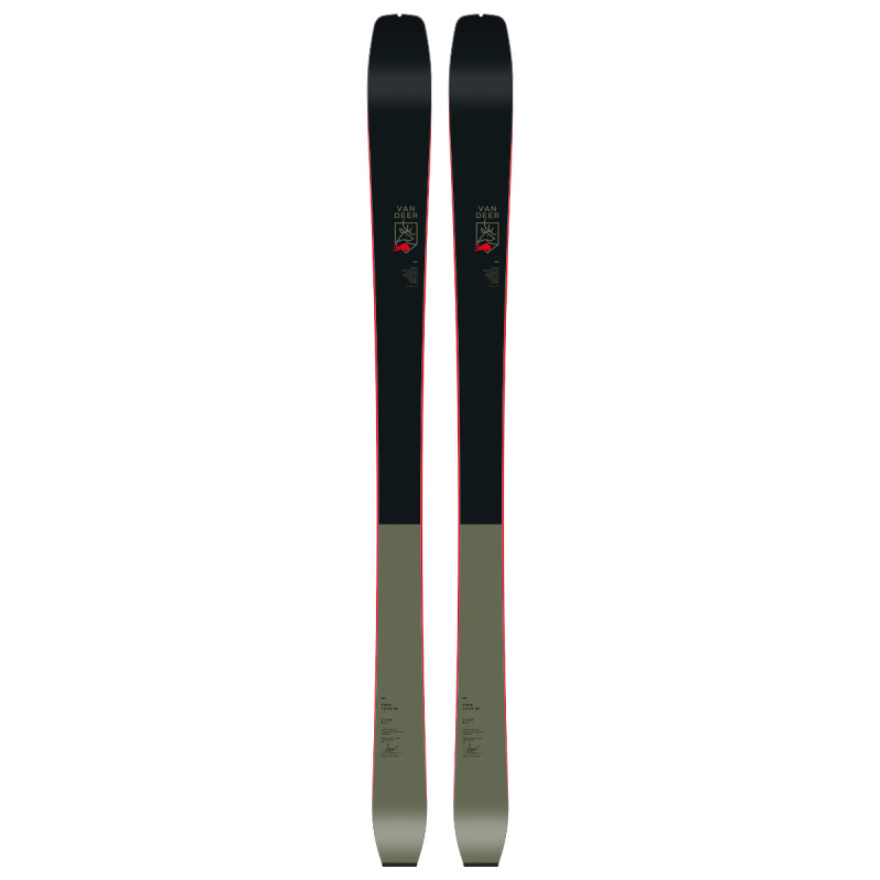 Skialpové lyže Van Deer TOUR CARBON 88 + SKINS