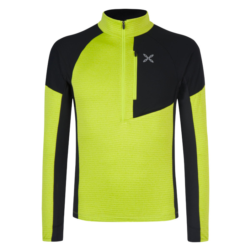 Pánska mikina Montura THERMAL GRID 2 ANORAK  - zelená