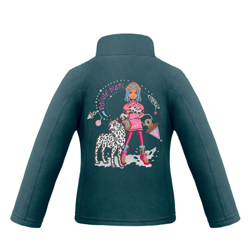 Dievčenská mikina Poivre Blanc W23-1500-BBGL/A  - tmavo zelená