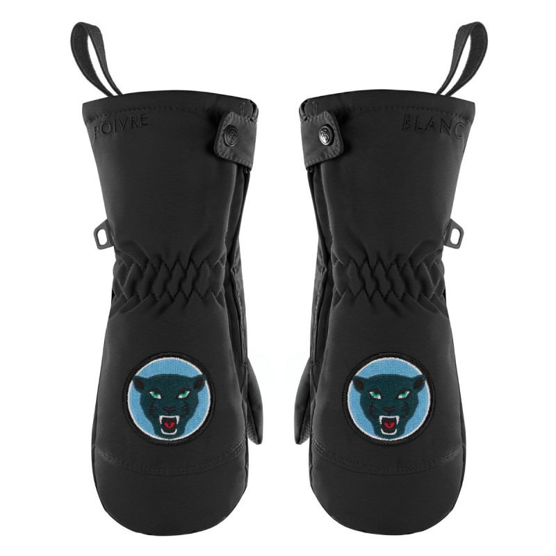 Chlapčenské lyžiarské rukavice Poivre Blanc W23-0973-BBBY SKI  - čierna